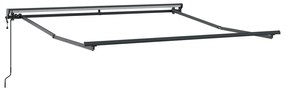 Toldo Retrátil Automático vidaXL Antracite 300x250 cm