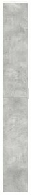 Guarda-roupa Cinza Concreto 55x25x189 cm Madeira Estruturada