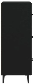 Aparador 34,5x34x90 cm derivados de madeira preto