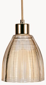 Candeeiro suspenso pequeno de vidro Gleaming Gold