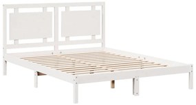 Cama extra longa sem colchão 140x210 cm madeira maciça