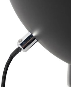 Candeeiro de mesa industrial preto com interior dourado - Magna Eglip