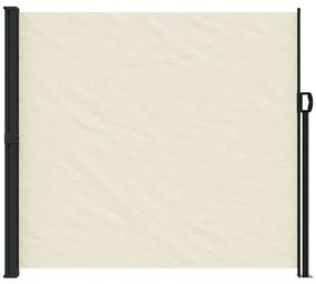 Toldo lateral retrátil 180x600 cm cor creme