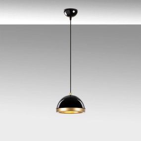 Chandelier Fenerci – Preto e Dourado – 20 x 20 x 21 cm