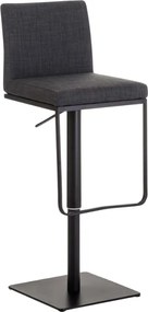 Banco de bar Panama B Tecido cinza escuro