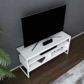Móvel TV Merrion – Branco – 110x35x49,9 cm