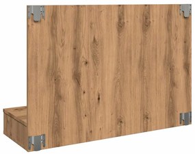 Toucador de Parede com Luzes LED - 90x31,5x62 cm - Carvalho Artisiano