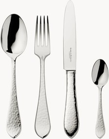 Conjunto de talheres artesanal Martelé, vários tamanhos