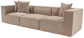 Sofá de 3 Lugares Sora – Cappuccino – 270 cm x 65 cm x 95 cm