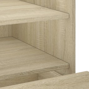Mesa cabeceira 45x50x50 cm derivados de madeira carvalho sonoma