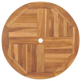 Conjunto Bistro de Jardim em 3 Peças Madeira Sólida de Acácia