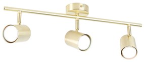 LED Candeeiro de teto inteligente ajustável em latão com 3 GU10 Wi-Fi - Jeana Moderno