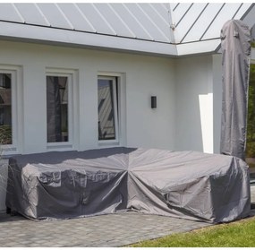 Cobertura para lounge de exterior 270x270x70 cm cinzento