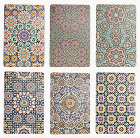 Individuais de mesa dupla face Marrakesch Doubleface, conjunto de 6