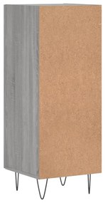 Aparador 34,5x34x90 cm derivados de madeira sonoma cinzento