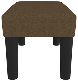 Banco 70x30x30 cm tecido castanho-escuro
