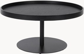 Mesa de centro redonda com tampo em madeira Yuri