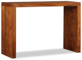 Mesa consola madeira maciça c/ acabamento a mel 110x40x76 cm