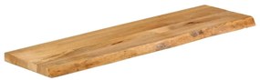 Tampo de mesa c/ borda viva 140x20x2,5 cm mangueira maciça