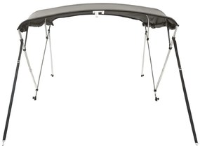 Toldo de 4 arcos Bimini c/ paredes laterais 243x(170-182)x137cm
