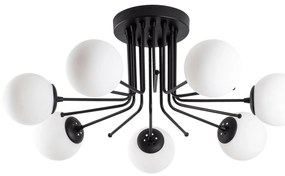 Candeeiro de Teto Daisy – Preto – Diâmetro 90 cm, Altura 35 cm