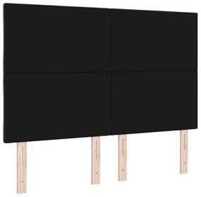 Cabeceira Design de Blocos de Diamante Preto 160 cm Veludo