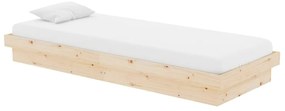 Estrutura cama pequena solteiro 75x190 cm madeira maciça