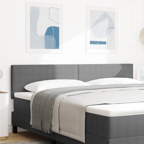Cabeceira de LED vidaXL Design Simples Cinza Claro 90 cm em Tecido de Corduroy