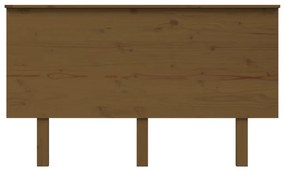 Cabeceira de cama 139x6x82,5 cm pinho maciço castanho mel