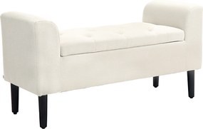 Banco com Armazenamento 116 x 44 x 58 cm Bege