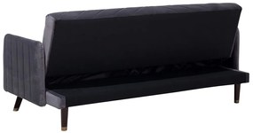 Sofá-cama de 3 lugares em tecido cinzento SENJA Beliani