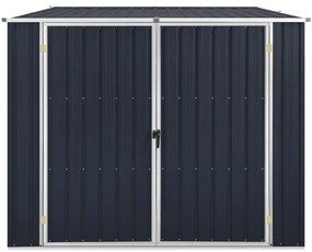 Abrigo de jardim 195x198x159 cm aço galvanizado antracite