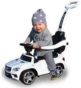 Andarilho bebés Mercedes-Benz AMG GL63 2 em 1 Branco