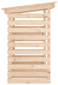 Suporte para lenha 108x73x108 cm madeira de pinho maciça