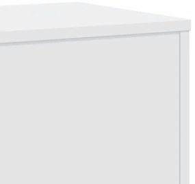 Suportes para plantas 2pcs 33x33x100cm derivados madeira branco