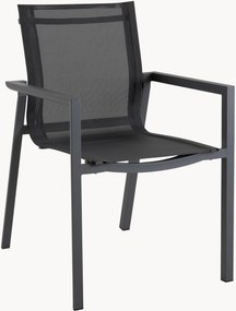 Cadeiras de jardim com braços Delia, conjunto de 2