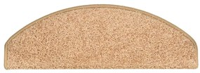 Tapetes de escadas 30 pcs 65x21x4 cm dourado