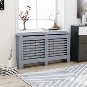 vidaXL Cobertura de radiador 152x19x81,5 cm MDF antracite