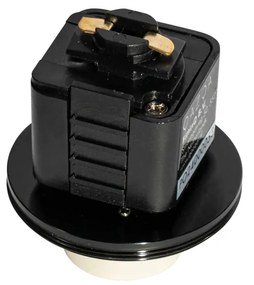 Projetores modernos pretos para sistema de calhas monofásicas GU10 50mm - Iconic Ruby Honey Moderno