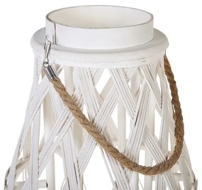 Lanterna decorativa branca 56 cm TONGA Beliani