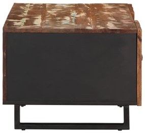 Mesa de centro 100x54x40cm madeira recuperada/derivados madeira