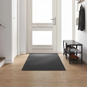 vidaXL Runner de Carpete Cinza Escuro 100 x 300 cm 100% Polipropileno