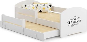 Cama de casal 160x80 branca - colchão e estrado incluído