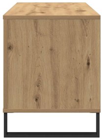 Armário de Registro vidaXL Carvalho Artesanal 100x38x48 cm Madeira Der