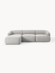 Sofá de canto modular em bouclé Sofia (4 lugares)