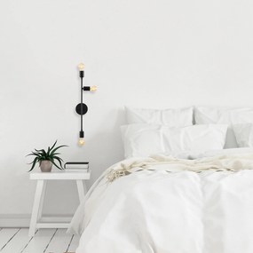 Candeeiro de Parede Bedside – Preto – 15 x 15 cm