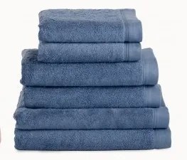 Toalhas banho 100% algodão penteado 580 gr. cor azul petroleo: 1 lençol banho 100x150 cm
