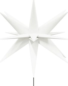 Luz de Natal com estaca LED dobrável 57 cm branco