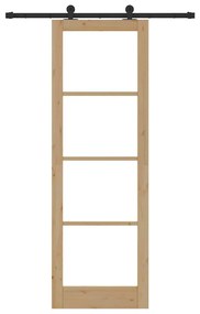 Porta de Correr vidaXL com Conjunto de Ferragens "ORKDAL" 78x232 cm