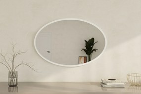 Espelho "Beyo" - 60 x 90 x 2,2 cm - Branco - Design Moderno